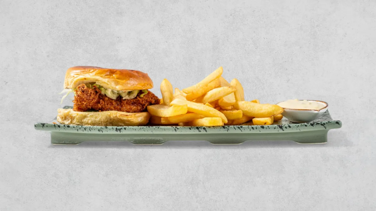 Kentucky chicken burger