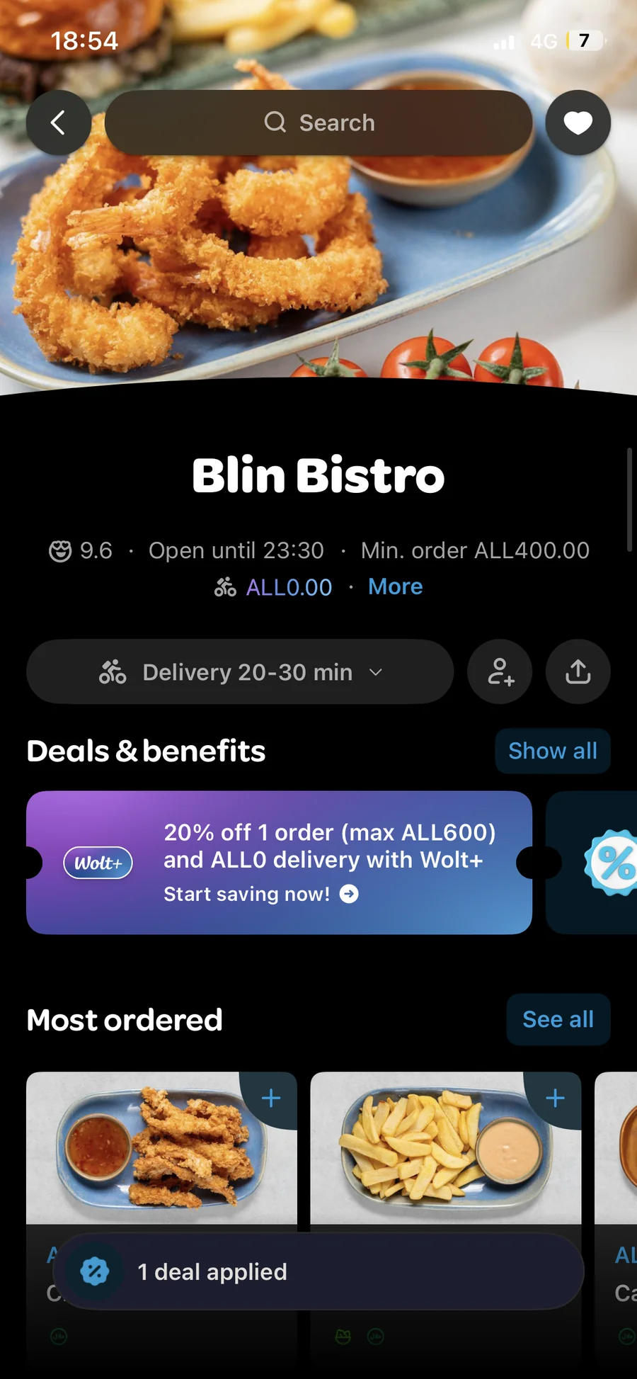 Blin Bistro on Wolt